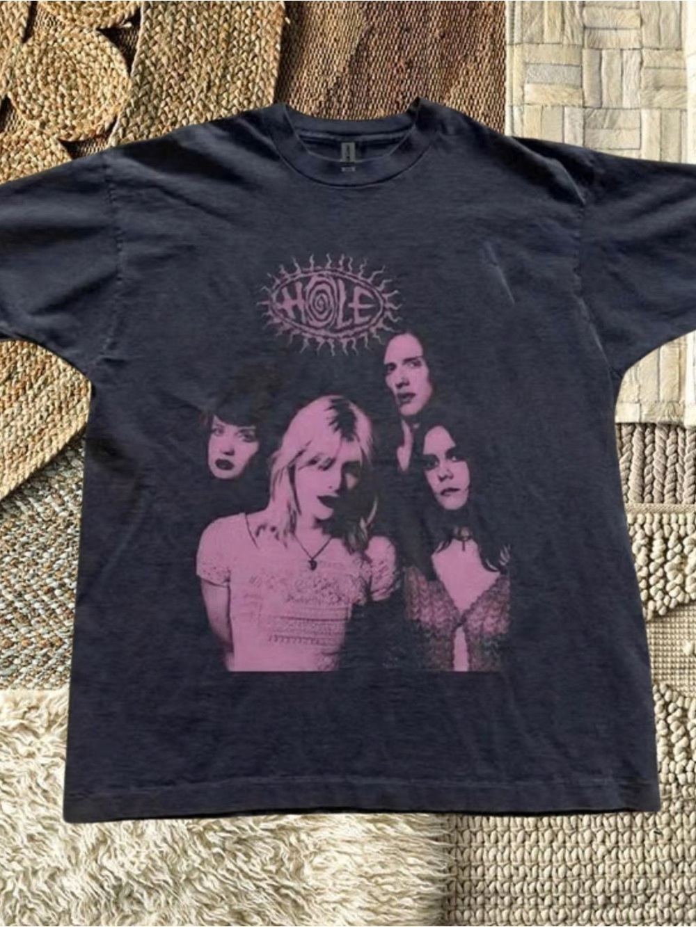 Hole Rock Band Graphic Tee, 90s Grunge Vintage Music Shirt, Alternative Y2K